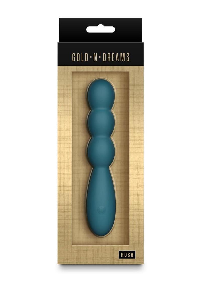 Gold-n-Dreams Rosa Rechargeable Silicone Vibrator