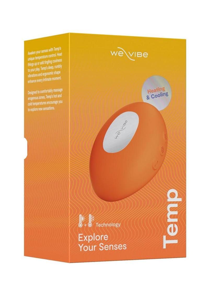 We-Vibe Temp Heating and Cooling Rechargeable Silicone Lay-on Vibrator