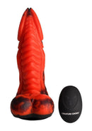 Dragon Thrust Rechargeable Silicone Thrusting & Vibrating Dildo