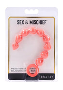 Sex & Mischief Peaches N CreaMe Silicone Anal Beads
