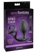 Anal Fantasy Elite Ass-Gasm Gyro-Milk Pro Cock Ring with Butt Plug and Remote Control