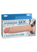 Fantasy X-Tensions Elite Silicone Hollow Strap-On Dual Density 9in