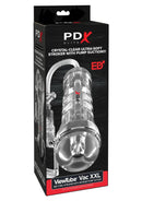 PDX Elite ViewTube Vac XXL Pump See-Thru EZ-Grip Pump Stroker