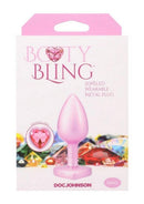 Booty Bling Heart Diamond Jeweled Wearable Metal Plug