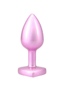 Booty Bling Heart Diamond Jeweled Wearable Metal Plug