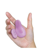 Ultra Here Kitty Kitty Rechargeable Silicone Panty Vibe with Remote - Purple