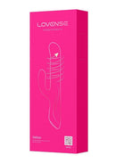 Lovense Velvo Rotating Vibrating 3-in-1 Rechargeable Bluetooth App Compatible Rabbit Vibrator