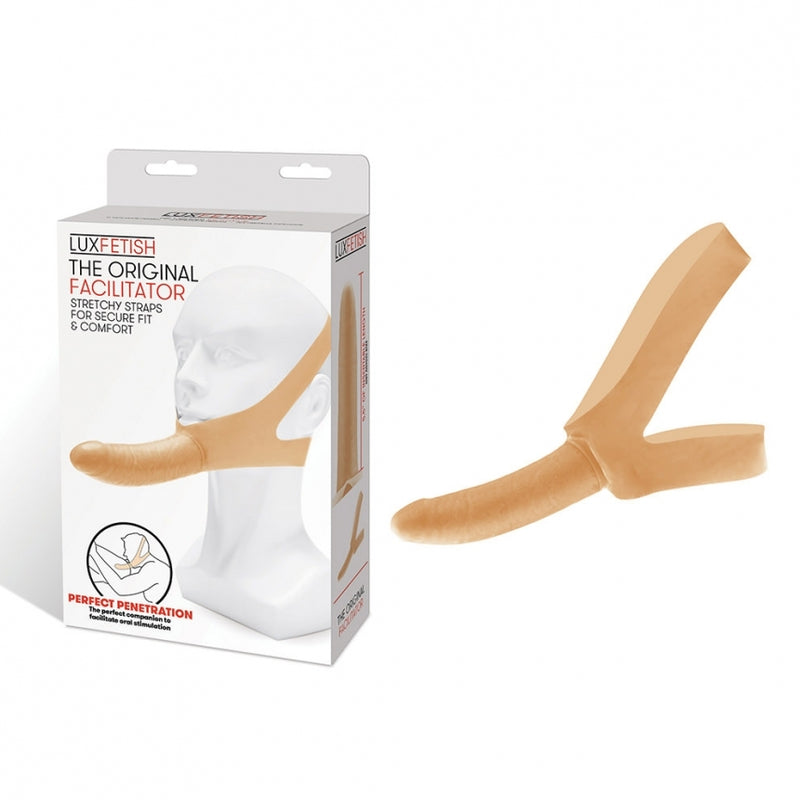 Lux Fetish - The Original Facilitator Face Strap-On with Dildo Lux Fetish - The Original Facilitator Face Strap-On with Dildo