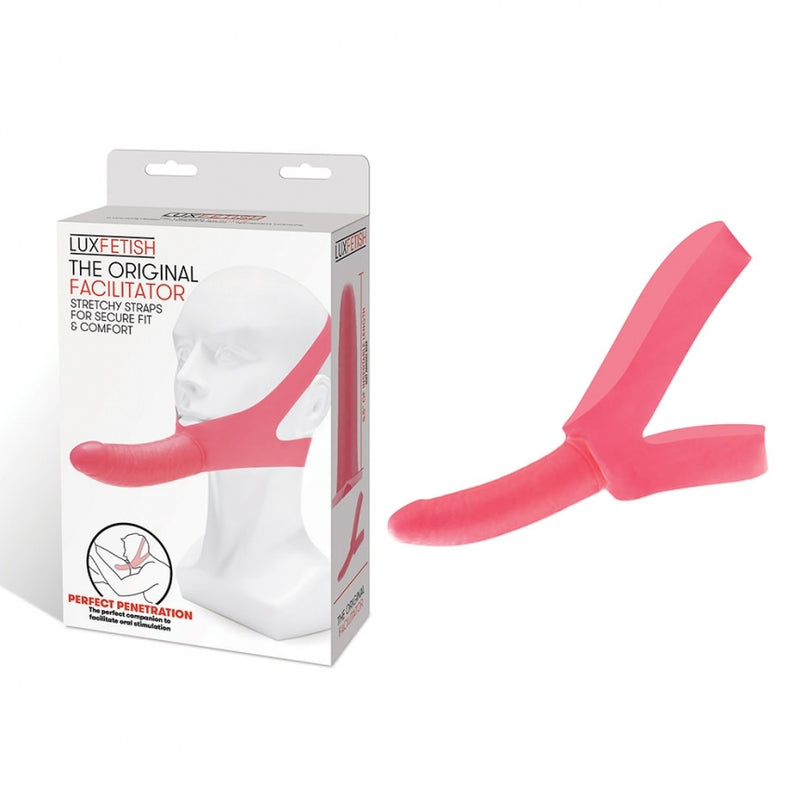 Lux Fetish - The Original Facilitator Face Strap-On with Dildo Lux Fetish - The Original Facilitator Face Strap-On with Dildo