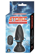 Atomic Rotating Vibrating Rechargeable Silicone Plug with Remote Control