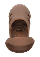 Performance Maxx Rechargeable Silicone Stud Dildo 7.5in - Caramel