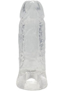 TitanMen Cock Sleeve with Ball Strap 5In - Clear
