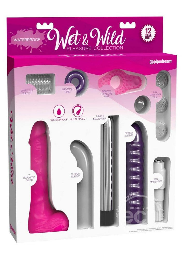 Wet and Wild Pleasure Vibrating Sleeve Collection