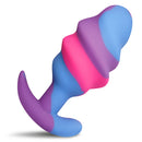 Unicorn Swirl Silicone Butt Plug