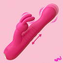Thrusting Silicone Rabbit Vibrator
