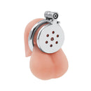 Lockmaster Stainless Steel Flat Inverted Chastity Cage