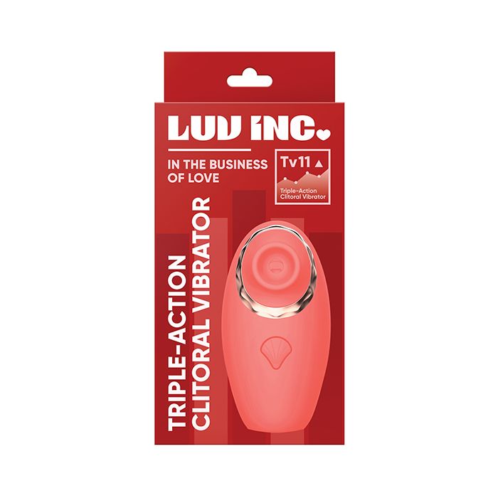 Luv Inc. Triple - Action Clitoral Vibrator