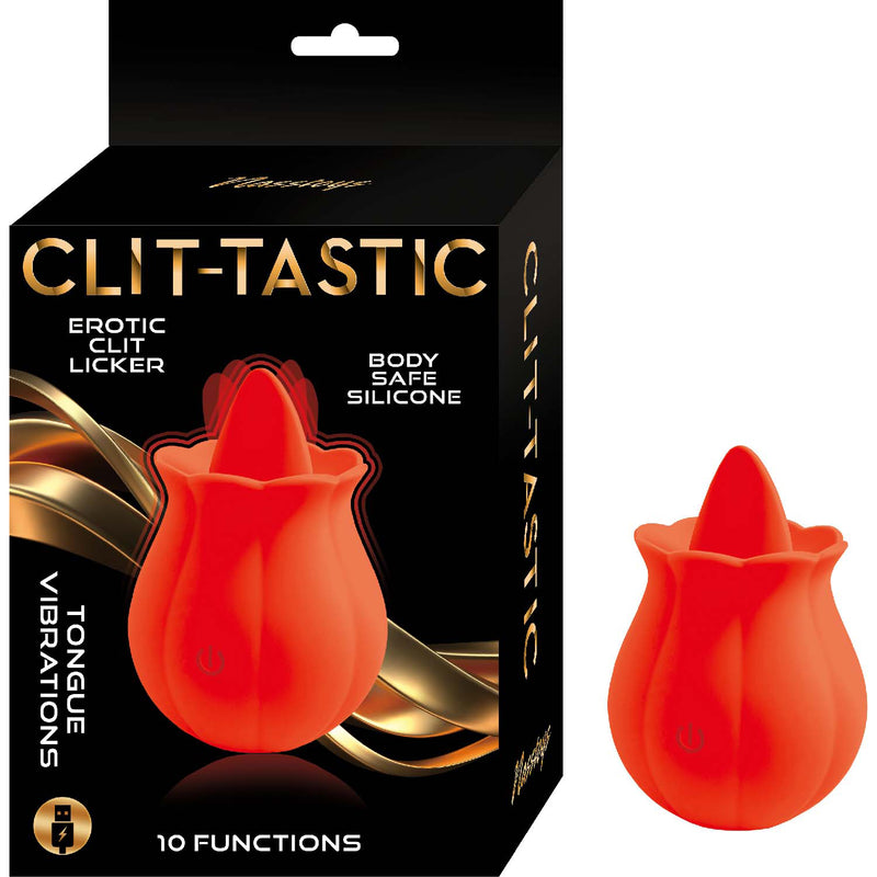 Clit-Tastic Erotic Clit Licker Rechargeable Silicone Clitoral Vibrator