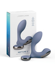 JimmyJane Neptune 2 Rechargeable Silicone Dual Vibrating P-Spot Massager