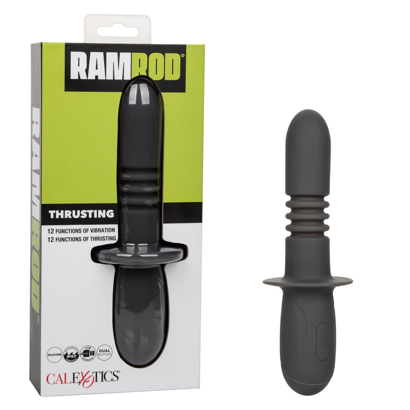 Ramrod Thrusting Rechargeable Silicone Anal Probe