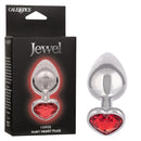 Jewel Ruby Heart Anal Plug