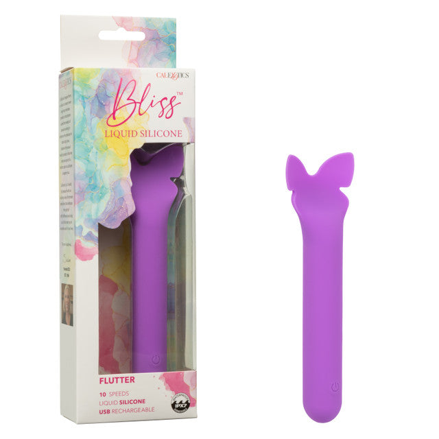 Bliss Liquid Silicone Flutter Rechargeable Clitoral Stimulator