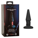 Bionic Beaded Rimming Probe Rechargeable Silicone Anal Stimulator - Black