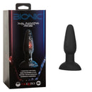 Bionic Dual Pulsating Probe Rechargeable Silicone Anal Stimulator - Black
