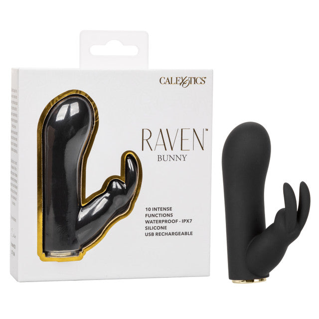 Raven Bunny Rechargeable Silicone Rabbit Vibrator