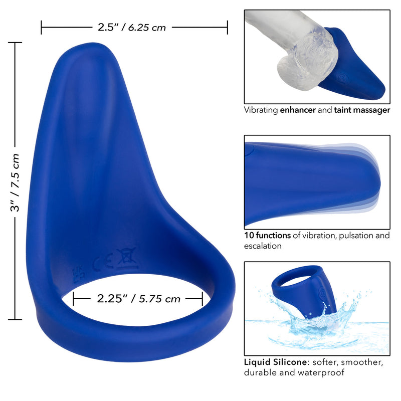 Admiral Liquid Rechargeable Silicone Vibrating Perineum Massager & Cock Ring