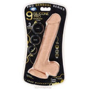 Pro Sensual Premium Silicone Dong with 3 Bonus C-Rings 9in