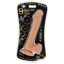 Pro Sensual Premium Silicone Dong with 3 Bonus C-Rings 9in