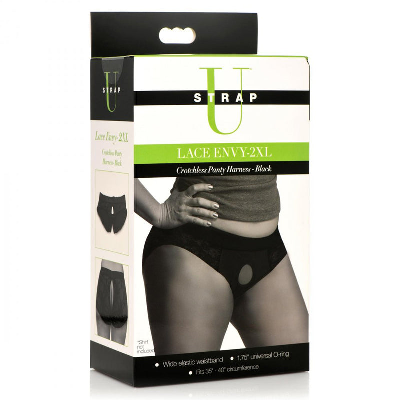 Lace Envy 2XL Crotchless Panty Harness