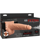 7" Squirting Hollow Strap-On