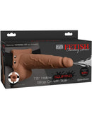 7" Squirting Hollow Strap-On