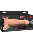 9" Squirting Hollow Strap-On