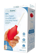 Clean Scene 4 Piece Mini Travel Douche with One Way Valve