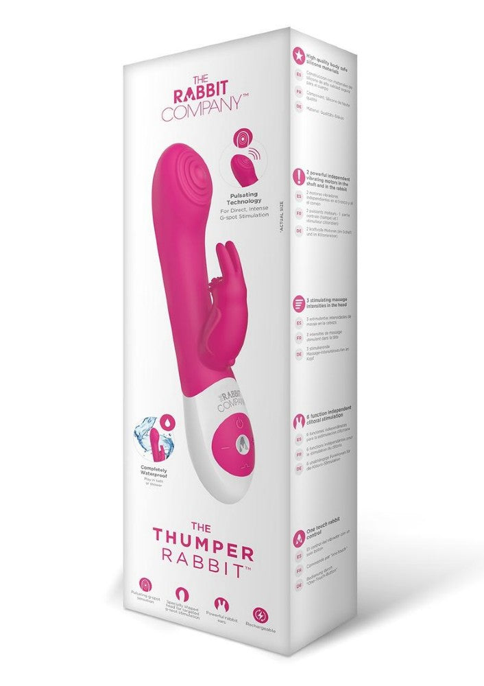 The Thumper Rabbit Vibrator - Hot Pink