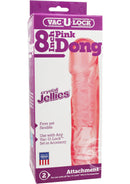 Vac-U-Lock Dildo 8in