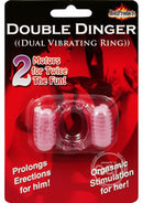 Humm Dinger Double Dinger Disposable Dual Vibrating Penis Ring