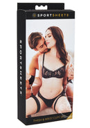 Sportsheets Thigh & Wrist Cuff Set - Black