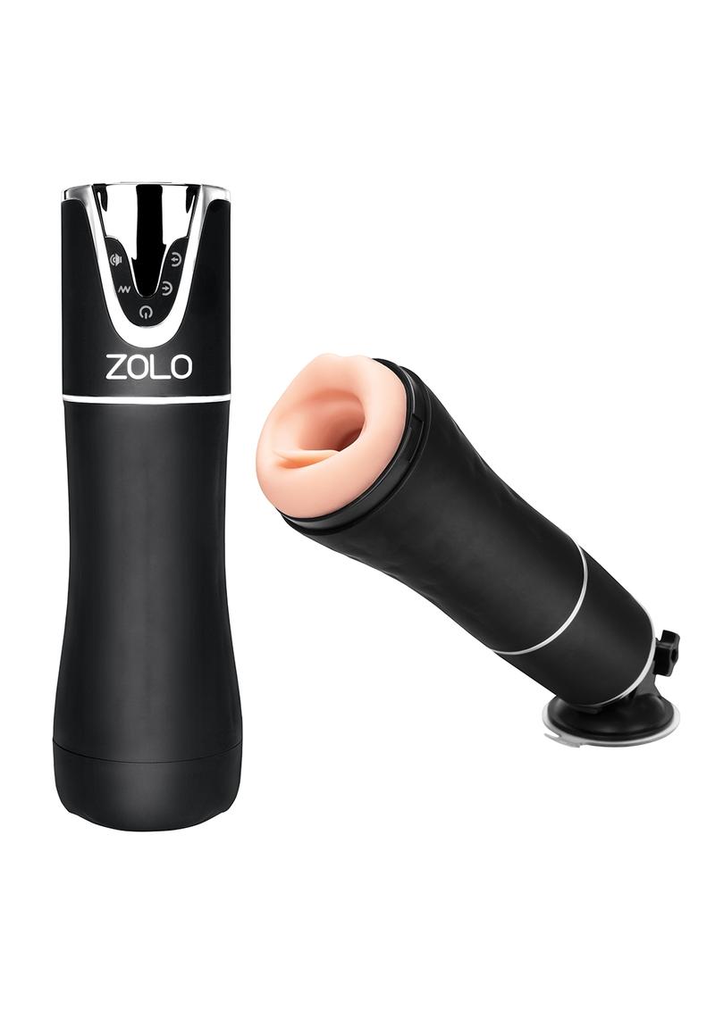 Zolo Automatic Blowjob Rechargeable Sucking Masturbator with Mountable Suction Cup