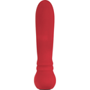 Lady in Red Silicone Rechargeable Flexible Vibrating Bullet - Crimson