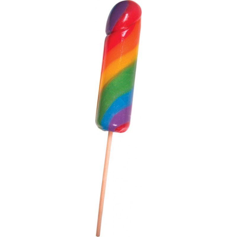 Rainbow Jumbo Cock Pop
