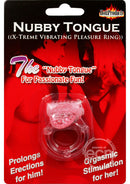Nubby Tongue Disposable Vibrating Penis Ring