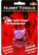 Nubby Tongue Disposable Vibrating Penis Ring