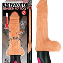 Natural RealSkin Hot Cocks Vibrating & Heated Realistic Dildos