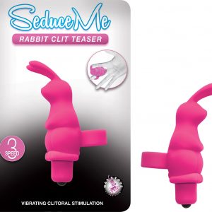 SeduceMe Rabbit Clit Teaser Bullet Vibrator with Finger Loop