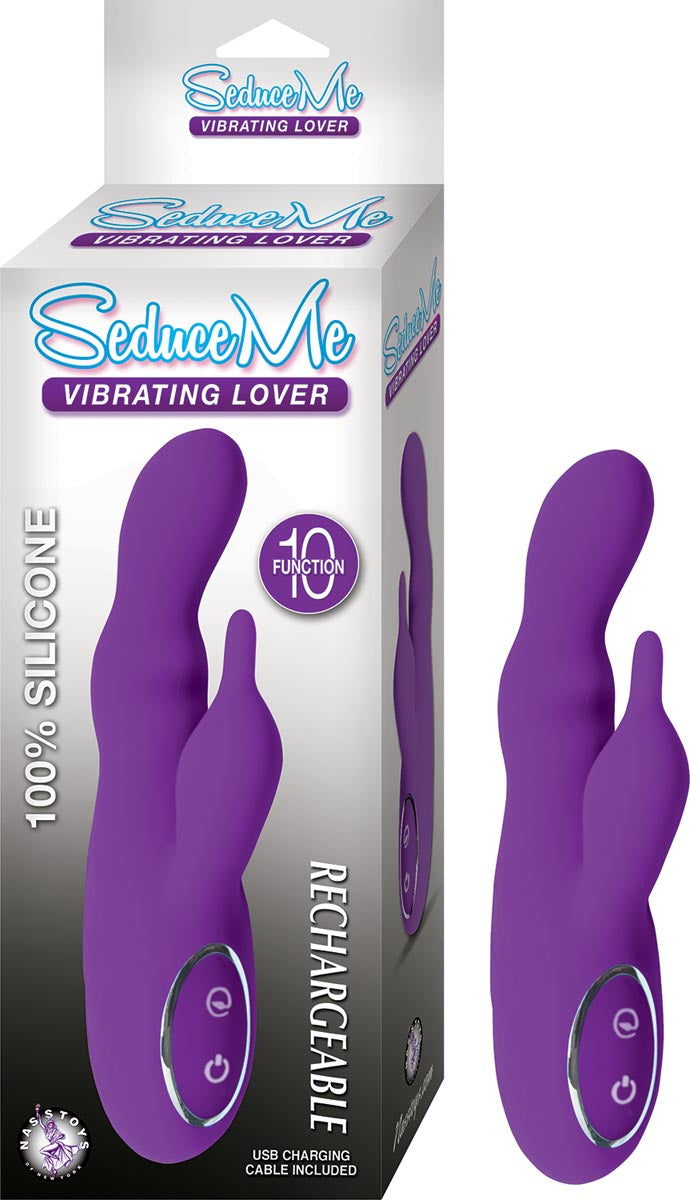 SeduceMe Vibrating Lover Silicone Rechargeable Vibrating Dual Stimulator
