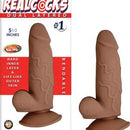 RealCocks Dual Layered Realistic TPE Dongs with Bendable Spine